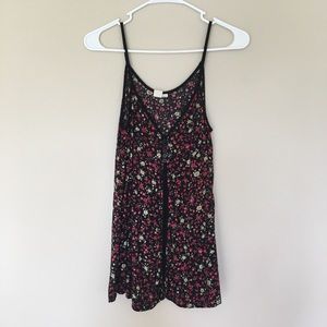 Urban Outfitters Flowy Floral Tank Top
